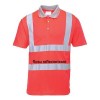 Tricou polo HI-VIS cu Maneci Scurte